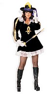 Musketeer costume, plus size
